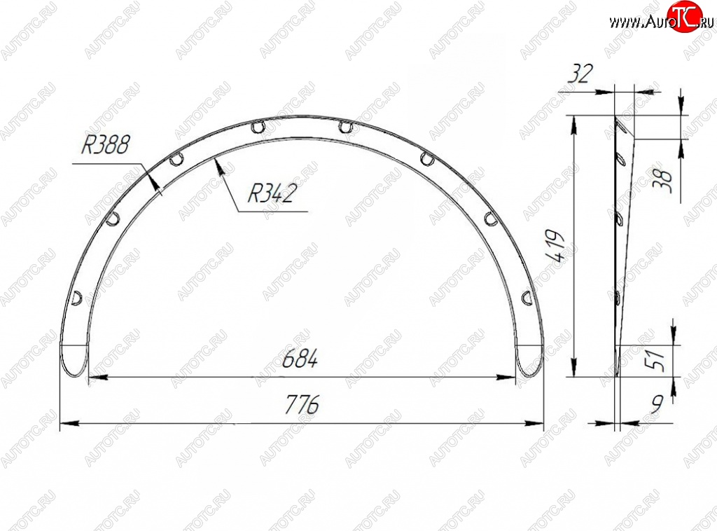 2 769 р. Универсальные накладки на колёсные арки RA (30 мм) Audi TT 8N дорестайлинг, купе (1998-2003) (Шагрень: 4 шт. (2 мм))  с доставкой в г. Нижний Новгород