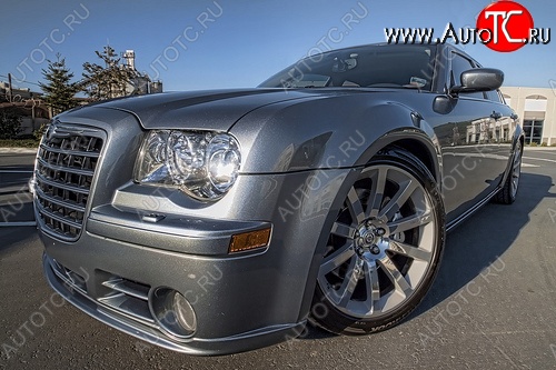 6 649 р. Накладка на передний бампер SRT 8 STYLE Chrysler 300C LX седан (2004-2011) (Неокрашенная)  с доставкой в г. Нижний Новгород