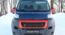 739 р. Реснички на фары RA CITROEN Jumper 250 (2006-2014) (Глянец под окраску, Неокрашенные)  с доставкой в г. Нижний Новгород. Увеличить фотографию 2