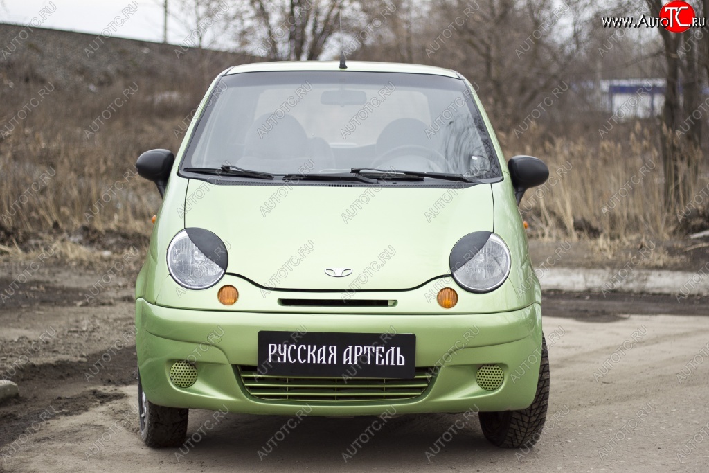 479 р. Реснички на фары RA  Daewoo Matiz  M100 (1998-2000) дорестайлинг (Неокрашенные)  с доставкой в г. Нижний Новгород