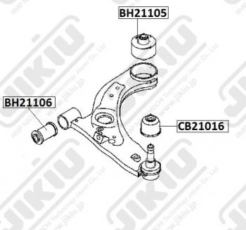 1 049 р. Пыльник шаровой опоры JIKIU Daihatsu Mira e:S LA300S,LA310S рестайлинг (2013-2017)  с доставкой в г. Нижний Новгород. Увеличить фотографию 3