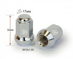 Колёсная гайка Вектор M12 1.5 Chery Eastar седан дорестайлинг (2003-2012) 