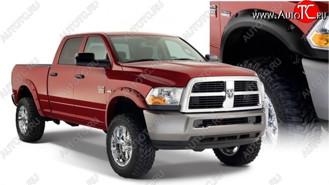 23 749 р. Накладки на колёсные арки BUSHWACKER DESIGN Dodge Ram DJ, DS (2008-2012) (Неокрашенные)  с доставкой в г. Нижний Новгород