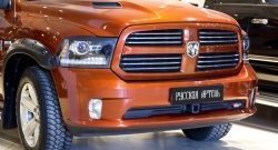 629 р. Реснички на фары RA  Dodge Ram  DJ, DS (2008-2012) (Неокрашенные)  с доставкой в г. Нижний Новгород. Увеличить фотографию 2