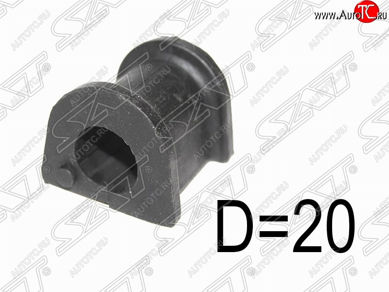 149 р. Резиновая втулка заднего стабилизатора SAT (D=20) Mitsubishi Galant 8  дорестайлинг седан (1996-1998)  с доставкой в г. Нижний Новгород