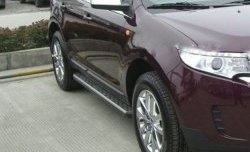 42 849 р. Пороги (рестайлинг) CT v2 Ford Edge U387 дорестайлинг (2006-2010)  с доставкой в г. Нижний Новгород. Увеличить фотографию 3