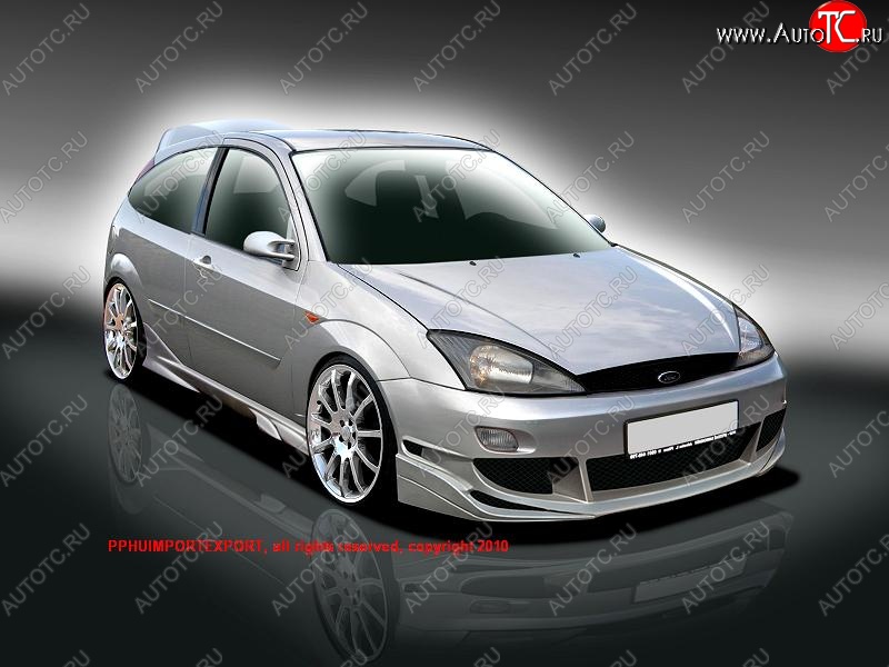 28 999 р. Передний бампер EVO  Ford Focus  1 (1998-2005) седан дорестайлинг, универсал дорестайлинг, хэтчбэк 3 дв. дорестайлинг, хэтчбэк 5 дв. дорестайлинг, седан рестайлинг, универсал рестайлинг, хэтчбэк 3 дв. рестайлинг, хэтчбэк 5 дв. рестайлинг  с доставкой в г. Нижний Новгород