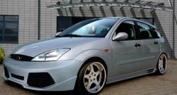 28 999 р. Передний бампер Golardo  Ford Focus  1 (1998-2005) седан дорестайлинг, универсал дорестайлинг, хэтчбэк 3 дв. дорестайлинг, хэтчбэк 5 дв. дорестайлинг, седан рестайлинг, универсал рестайлинг, хэтчбэк 3 дв. рестайлинг, хэтчбэк 5 дв. рестайлинг  с доставкой в г. Нижний Новгород. Увеличить фотографию 1