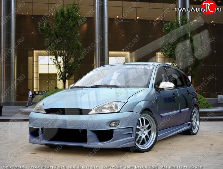 15 199 р. Пороги накладки ST1 Ford Focus 1 седан дорестайлинг (1998-2002)  с доставкой в г. Нижний Новгород