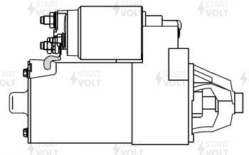 10 799 р. Стартер (V-1.8L/2.0L, 1,4кВт) STARTVOLT  Ford Focus (1), Mondeo  с доставкой в г. Нижний Новгород. Увеличить фотографию 6