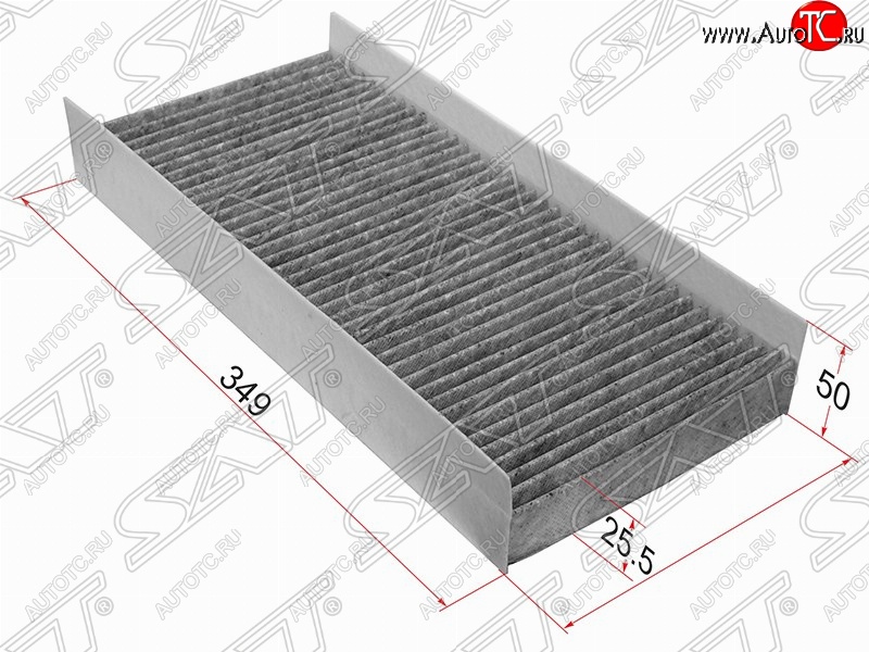 469 р. Фильтр салонный SAT (угольный, 349х150х50 mm)  Ford Focus  1 - Transit  с доставкой в г. Нижний Новгород