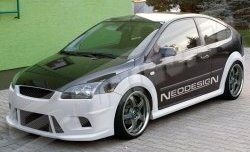 Передний бампер Neodesign Ford Focus 2 хэтчбэк 3 дв. дорестайлинг (2004-2007)