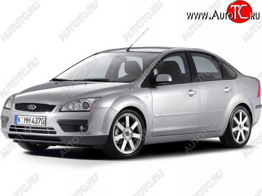 3 199 р. Бампер передний Стандартный Ford Focus 2  седан дорестайлинг (2004-2008) (Неокрашенный)  с доставкой в г. Нижний Новгород