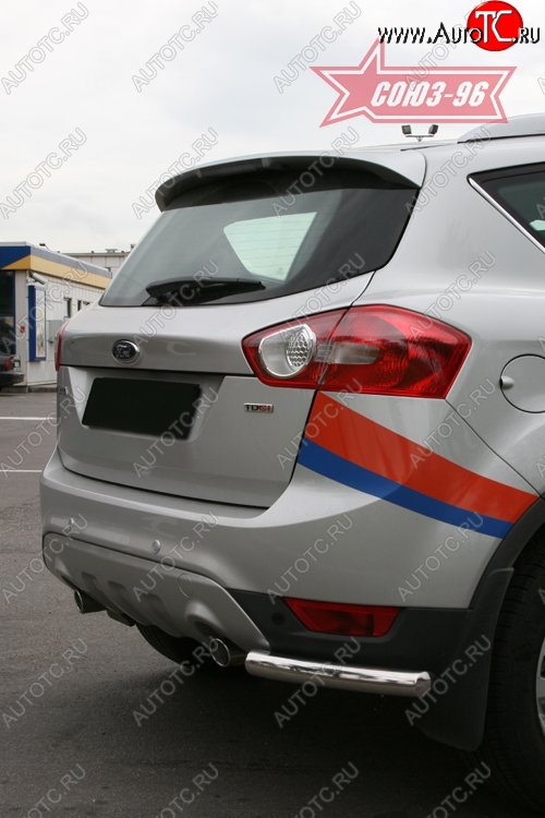 7 649 р. ЗЗащита заднего бампера Souz-96 (d60 mm) Ford Kuga 1 (2008-2013)  с доставкой в г. Нижний Новгород