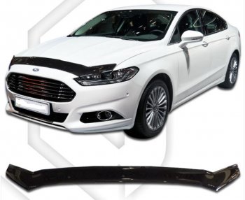 Дефлектор капота CA-Plastiс Ford Mondeo MK5 CD391 дорестайлинг седан (2014-2018)