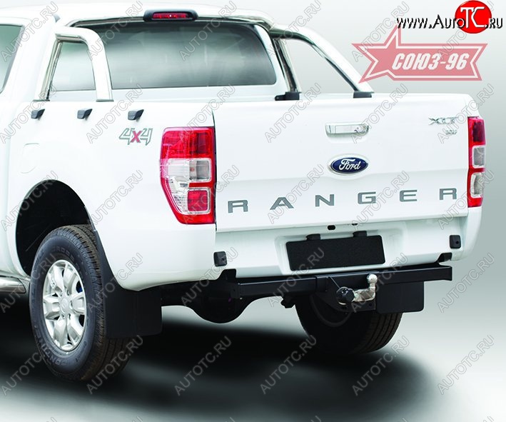 8 594 р. Фаркоп Souz-96 Ford Ranger DoubleCab дорестайлинг (2011-2016)  с доставкой в г. Нижний Новгород