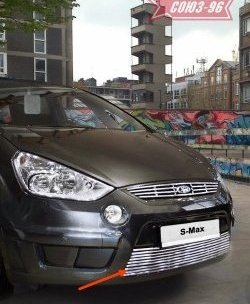 Декоративный элемент воздухозаборника Souz-96 (d10) Ford S-Max 1 дорестайлинг (2006-2010)