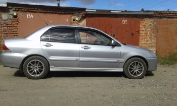 3 699 р. Пороги накладки Сток 2л Mitsubishi Lancer 9 1-ый рестайлинг седан (2003-2005) (Неокрашенные)  с доставкой в г. Нижний Новгород. Увеличить фотографию 10