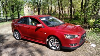 579 р. Реснички на фары Style Mitsubishi Lancer 10 седан рестайлинг (2011-2017) (Неокрашенные)  с доставкой в г. Нижний Новгород. Увеличить фотографию 7