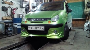 3 999 р. Накладка переднего бампера Sport-Line Daewoo Matiz M100 дорестайлинг (1998-2000)  с доставкой в г. Нижний Новгород. Увеличить фотографию 2