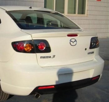 2 799 р. Лип спойлер Drive  Mazda 3/Axela  BK (2003-2009) дорестайлинг седан, рестайлинг седан (Неокрашенный)  с доставкой в г. Нижний Новгород. Увеличить фотографию 3