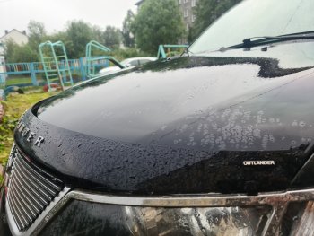 2 879 р. Дефлектор капота NovLine  Mitsubishi Outlander  XL (2005-2009) (CW)  дорестайлинг  с доставкой в г. Нижний Новгород. Увеличить фотографию 2