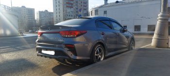 8 499 р. Пластиковые пороги Kudos  KIA Rio  4 FB (2016-2025) дорестайлинг седан, рестайлинг седан (Неокрашенные)  с доставкой в г. Нижний Новгород. Увеличить фотографию 3