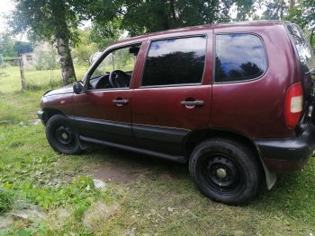 1 189 р. Пороги накладки Autodemic Chevrolet Niva 2123 дорестайлинг (2002-2008) (Текстурная поверхность)  с доставкой в г. Нижний Новгород. Увеличить фотографию 7