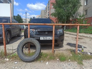 4 599 р. Решётка радиатора DM-Style Renault Duster HS дорестайлинг (2010-2015) (Без сетки, Неокрашенная глянец (под окраску))  с доставкой в г. Нижний Новгород. Увеличить фотографию 6