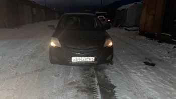 7 349 р. Передний бампер SAT  Toyota Belta/Yaris  XP90 (2005-2012) седан (Неокрашенный)  с доставкой в г. Нижний Новгород. Увеличить фотографию 2