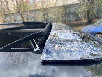 1 759 р. Универсальный дефлектор люка CA Plastic (940 мм) Lexus RX300 XU10 дорестайлинг (1995-2001) (Classic полупрозрачный)  с доставкой в г. Нижний Новгород. Увеличить фотографию 5