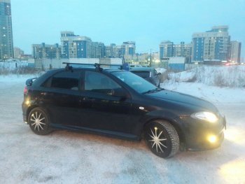 2 569 р. Пороги накладки Атланта  Chevrolet Lacetti  хэтчбек (2002-2013) (Неокрашенные)  с доставкой в г. Нижний Новгород. Увеличить фотографию 4