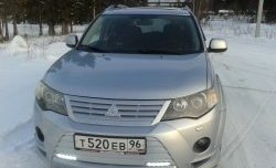 679 р. Радиаторная решётка Sport Mitsubishi Outlander XL (CW)  дорестайлинг (2005-2009) (Неокрашенная)  с доставкой в г. Нижний Новгород. Увеличить фотографию 8