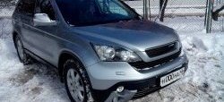 1 299 р. Реснички Sport на фары Honda CR-V RE1,RE2,RE3,RE4,RE5,RE7 дорестайлинг (2007-2010) (Неокрашенные)  с доставкой в г. Нижний Новгород. Увеличить фотографию 2