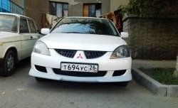 5 499 р. Накладка переднего бампера M-VRS Mitsubishi Lancer 9 1-ый рестайлинг седан (2003-2005) (Неокрашенная)  с доставкой в г. Нижний Новгород. Увеличить фотографию 4