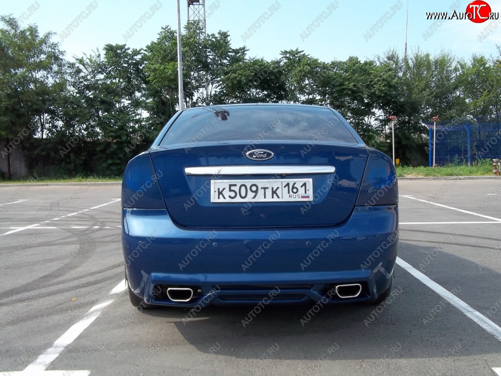 17 999 р. Задний бампер M-VRS Ford Focus 2 седан рестайлинг (2007-2011) (Неокрашенный)  с доставкой в г. Нижний Новгород