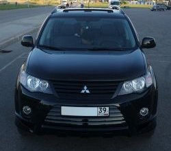 679 р. Радиаторная решётка Sport Mitsubishi Outlander XL (CW)  дорестайлинг (2005-2009) (Неокрашенная)  с доставкой в г. Нижний Новгород. Увеличить фотографию 12