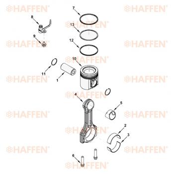 659 р. Форсунка охлаждения поршня ISF2.8 (5257526) HAFFEN ГАЗ ГАЗель 3302 дорестайлинг шасси (1994-2002)  с доставкой в г. Нижний Новгород. Увеличить фотографию 4