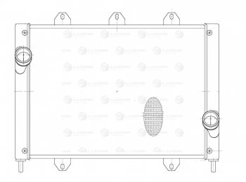 18 599 р. Радиатор интеркулера (ГАЗель Бизнес) LUZAR универсальный ГАЗ ГАЗель 3302 дорестайлинг шасси (1994-2002)  с доставкой в г. Нижний Новгород. Увеличить фотографию 3
