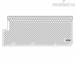 1 679 р. Коврик салонный Norplast (задний)  ГАЗ ГАЗель  2705 (1995-2010) дорестайлинг цельнометаллический фургон, 1-ый рестайлинг цельнометаллический фургон (Черный)  с доставкой в г. Нижний Новгород. Увеличить фотографию 2