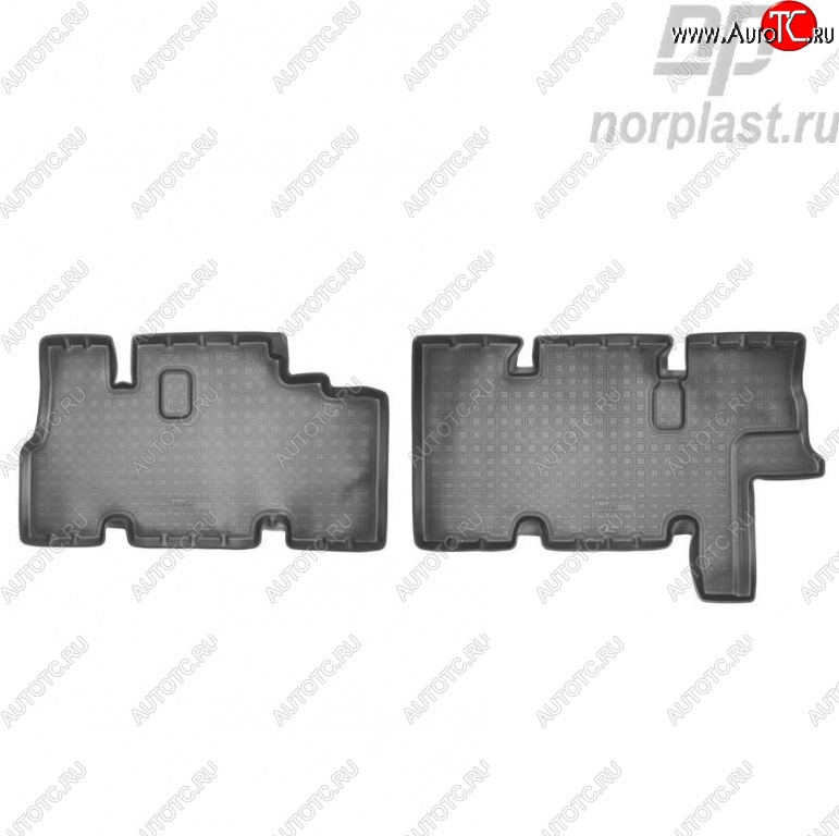 1 679 р. Коврики салона Norplast Unidec (с доп. отопителем 2-го ряда) ГАЗ ГАЗель Next A62,А65 автобус (2016-2024) (Цвет: черный)  с доставкой в г. Нижний Новгород