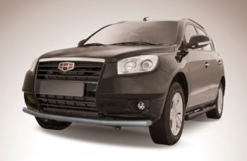 Защита переднего бампера Slitkoff (Ø 57 мм) Geely (Джили) Emgrand X7 (Эмгранд) (2011-2015) дорестайлинг