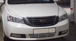 849 р. Реснички на фары Кураж  Geely Emgrand EC7 (2009-2016) седан дорестайлинг (Неокрашенные)  с доставкой в г. Нижний Новгород. Увеличить фотографию 3