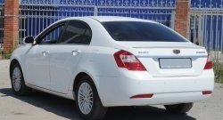 2 679 р. Лип спойлер Кураж Geely Emgrand EC7 седан дорестайлинг (2009-2016) (Неокрашенный)  с доставкой в г. Нижний Новгород. Увеличить фотографию 1