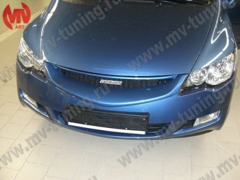 4 599 р. Решетка радиатора MUGEN  Honda Civic  FD (2005-2008) седан дорестайлинг (Неокрашенная)  с доставкой в г. Нижний Новгород. Увеличить фотографию 3