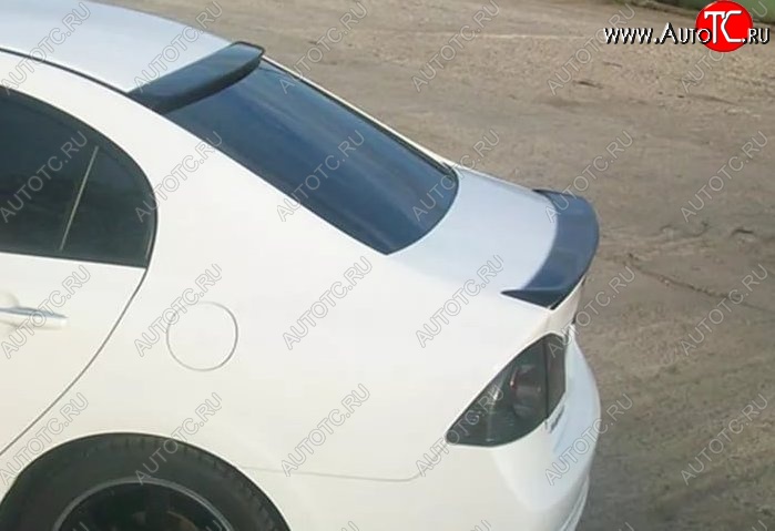 3 299 р. Лип спойлер Tuning-Sport Honda Civic FD седан дорестайлинг (2005-2008) (Неокрашенный)  с доставкой в г. Нижний Новгород