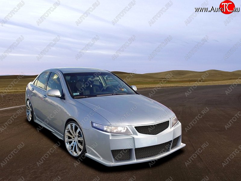 3 649 р. Реснички на фары EVO Honda Accord CL седан дорестайлинг (2002-2005)  с доставкой в г. Нижний Новгород