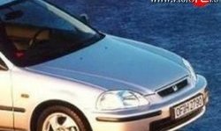 10 339 р. Пластиковый капот Standart  Honda Civic  EJ,EK,EM (1995-1998) седан дорестайлинг, хэтчбэк 3 дв. дорестайлинг  с доставкой в г. Нижний Новгород. Увеличить фотографию 1