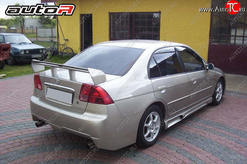 22 899 р. Задний бампер Jaguar Honda Civic ES седан дорестайлинг (2000-2003)  с доставкой в г. Нижний Новгород