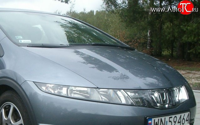 12 899 р. Пластиковый капот Standart Honda Civic FK,FN хэтчбэк 5 дв. дорестайлинг (2005-2008)  с доставкой в г. Нижний Новгород